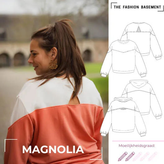 Modelpatroon trui 'Magnolia' van "The Fashion Basement"